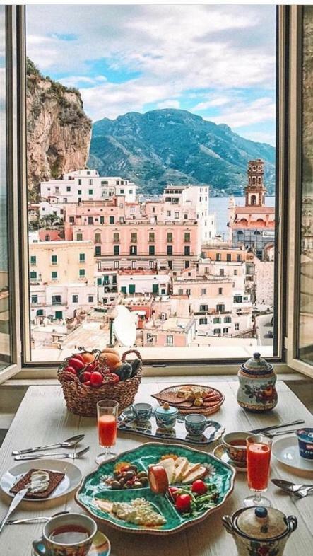 Casa Almagio - Atrani Amalfi Coast - Terrace & Seaview 아파트 외부 사진